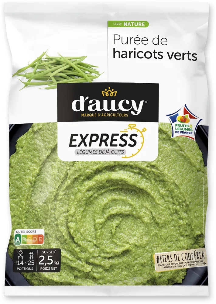 Purée haricots verts CEE2 Express d'aucy 2,5kg