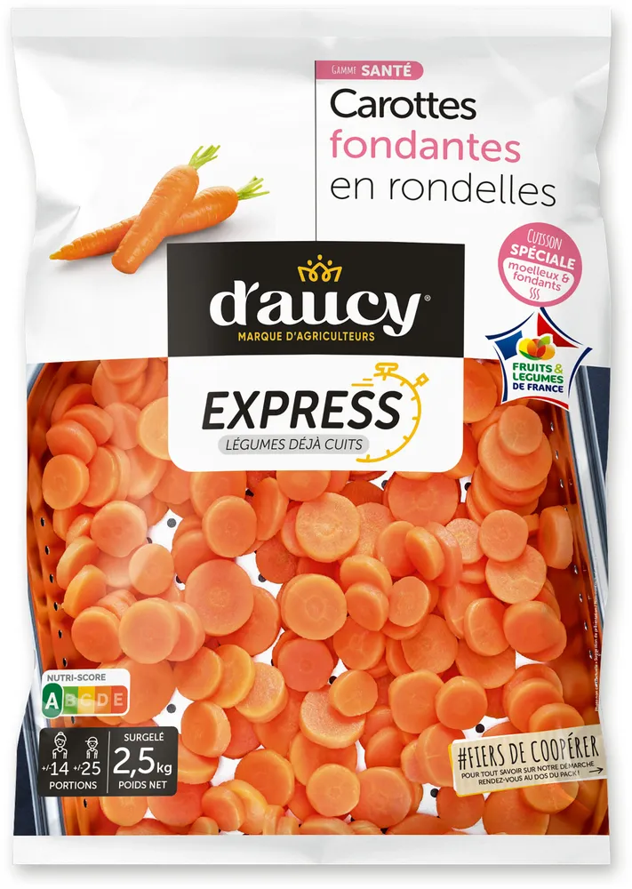 Carotte fondantes en rondelles