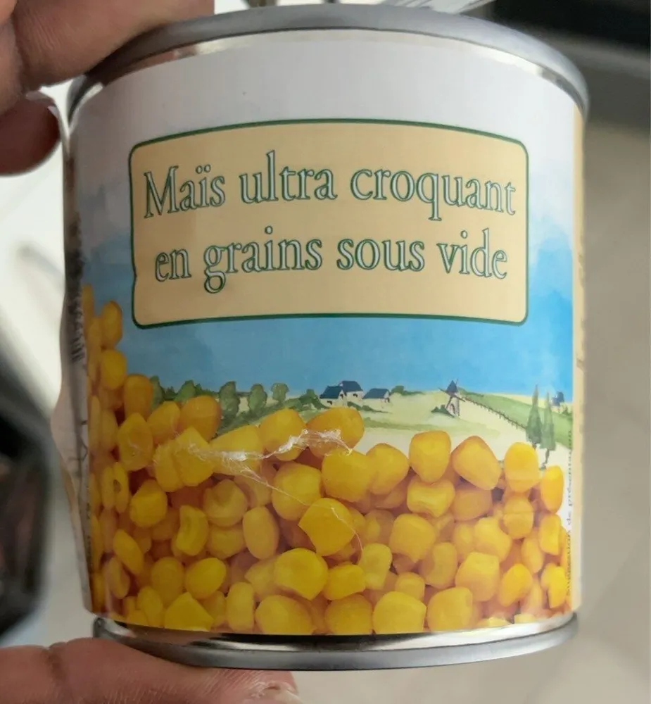Mais ultra croquant