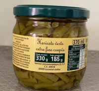 Haricot vert extra fin coupes