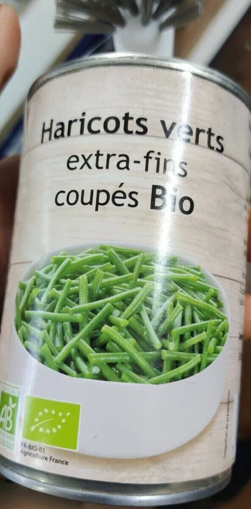 Haricots Verts coupés фасул