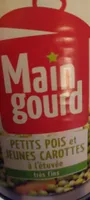 Petit pois et jeunes carottes à l'étuvée - très fins