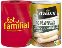 Cœur de palmiers tendres