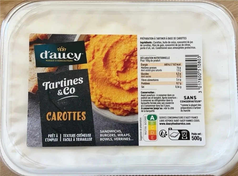 Tartines & Co Carottes