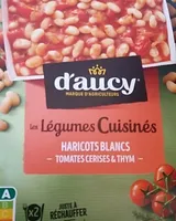 Les légumes cuisinés Haricots blancs