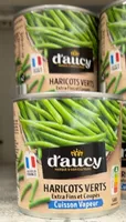 Haricots verts Extra Fins et Coupés Cuisson Vapeur