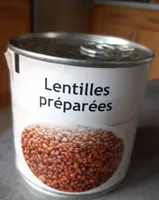 Lentilles préparées