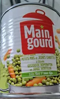 PETITS POIS et JEUNES CAROTTES à l'étuvée / GESTOOFDE DOPERWTEN en JONGE WORTELEN