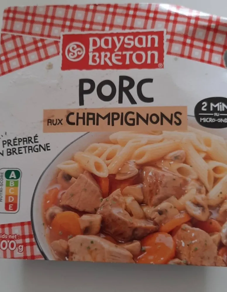 Porc  aux  champignons