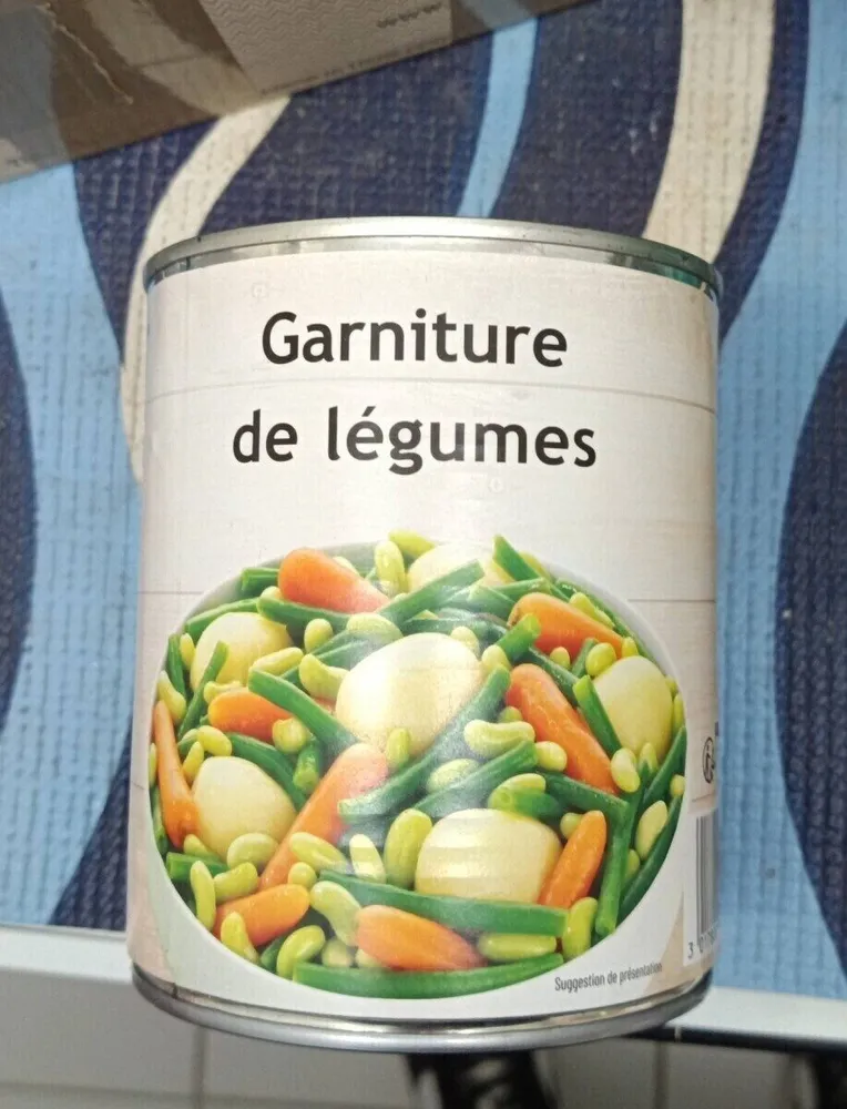 Garniture de légumes