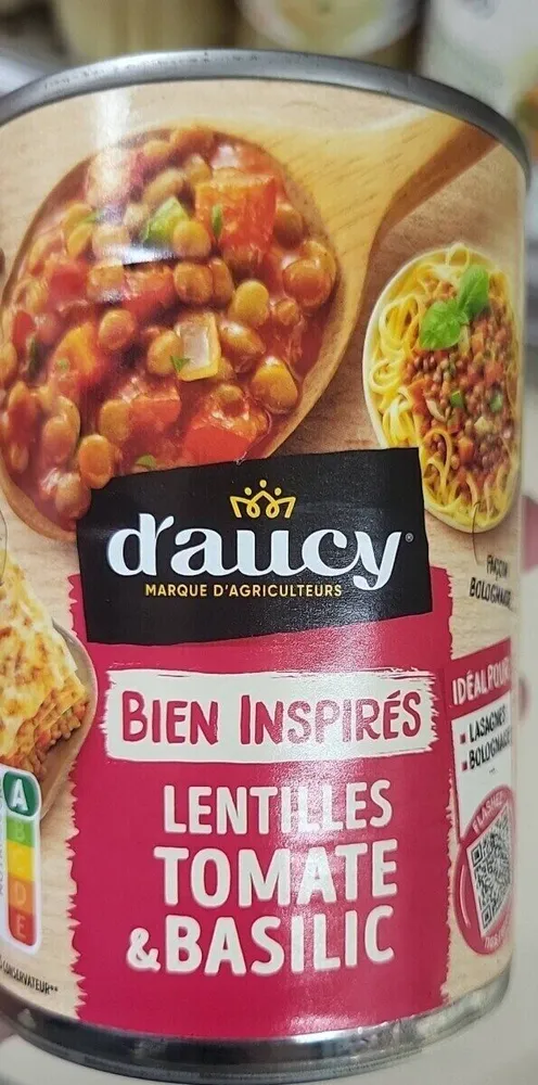 Lentilles Tomate & Basilic