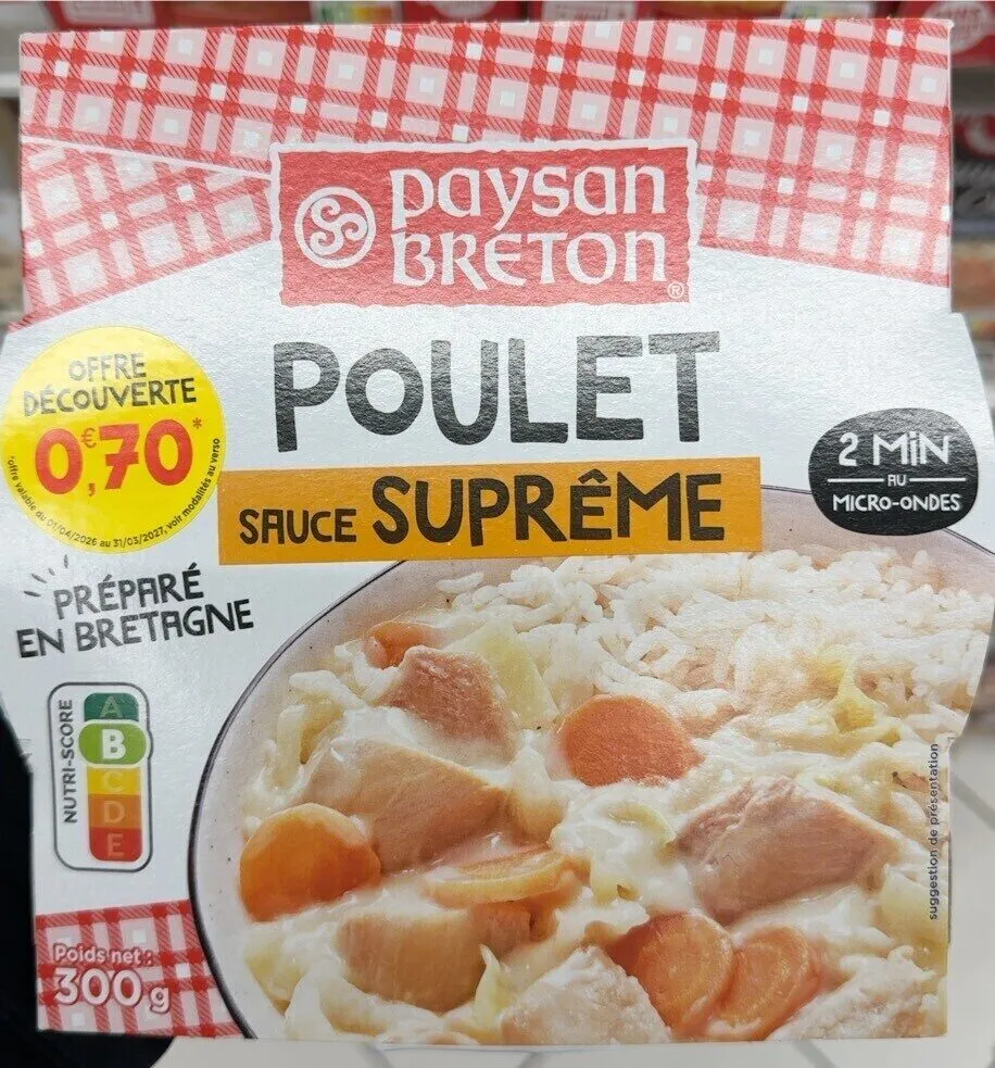 Poulet sauce suprême