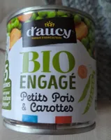 Petits pois et carottes bio