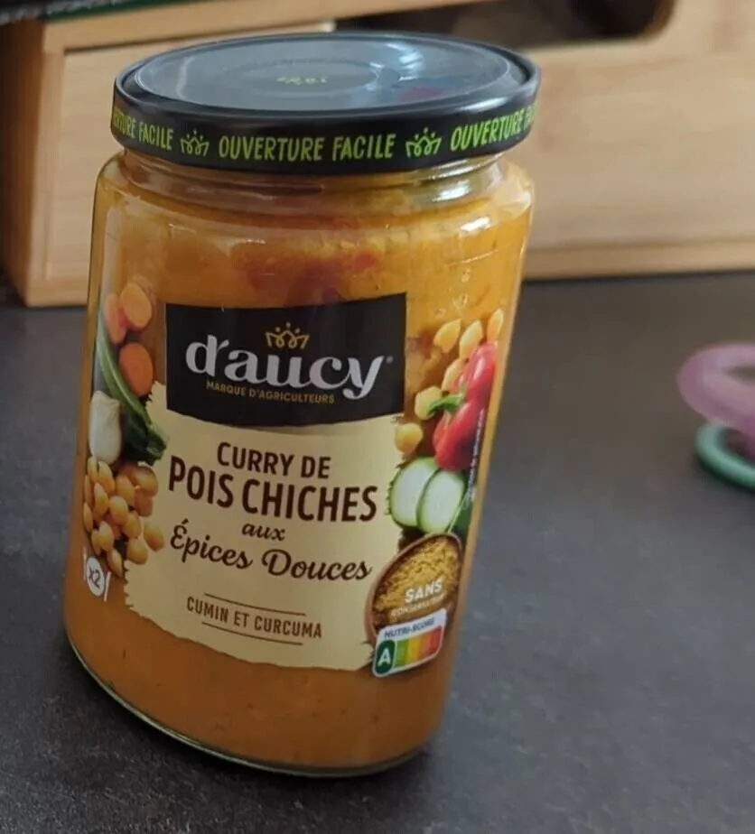 Curry de pois chiches aux épices douces