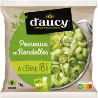 Poireaux en rondelles A cuire d'aucy 1kg
