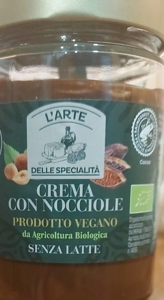 Crema con nocciole