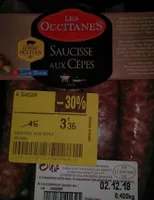 Saucisse aux cèpes