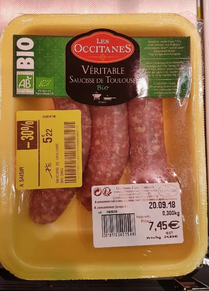 Saucisses de Toulouse