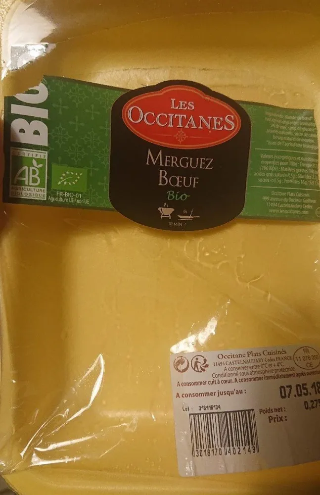Merguez Bœuf Bio