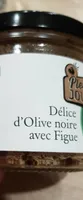 Délice d'olives noires avec figue