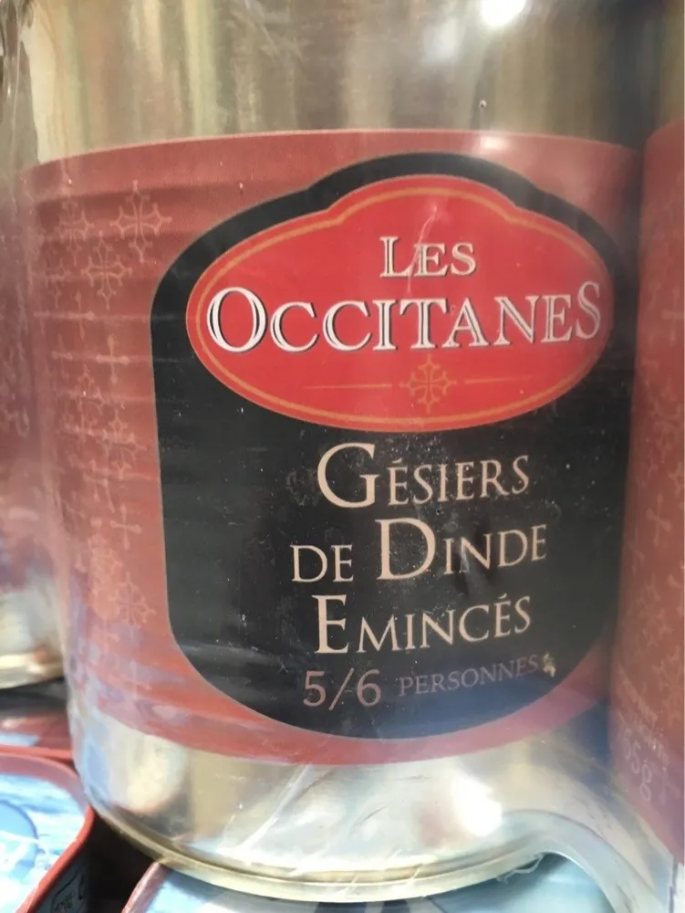 Gésiers de dinde émincés
