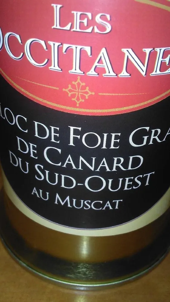 Bloc de foie gras de canard  au muscat
