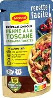 Préparation penne toscane épinards tomates