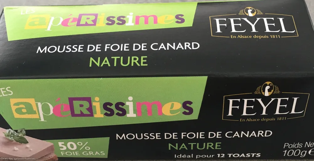 Mousse de foie de canard nature