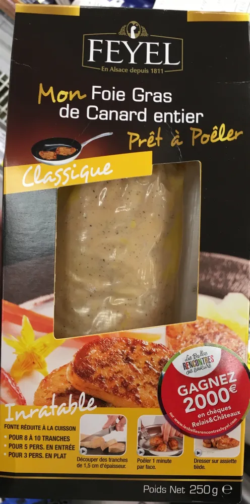Foie gras de canard entier