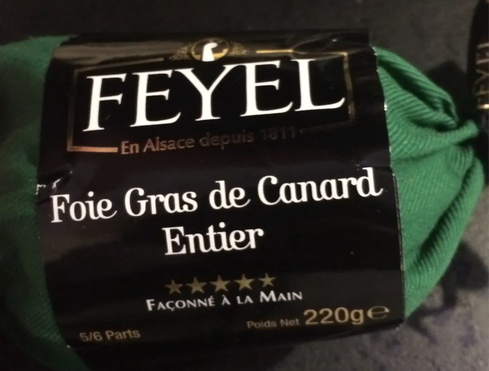 Foie gras de canard entier