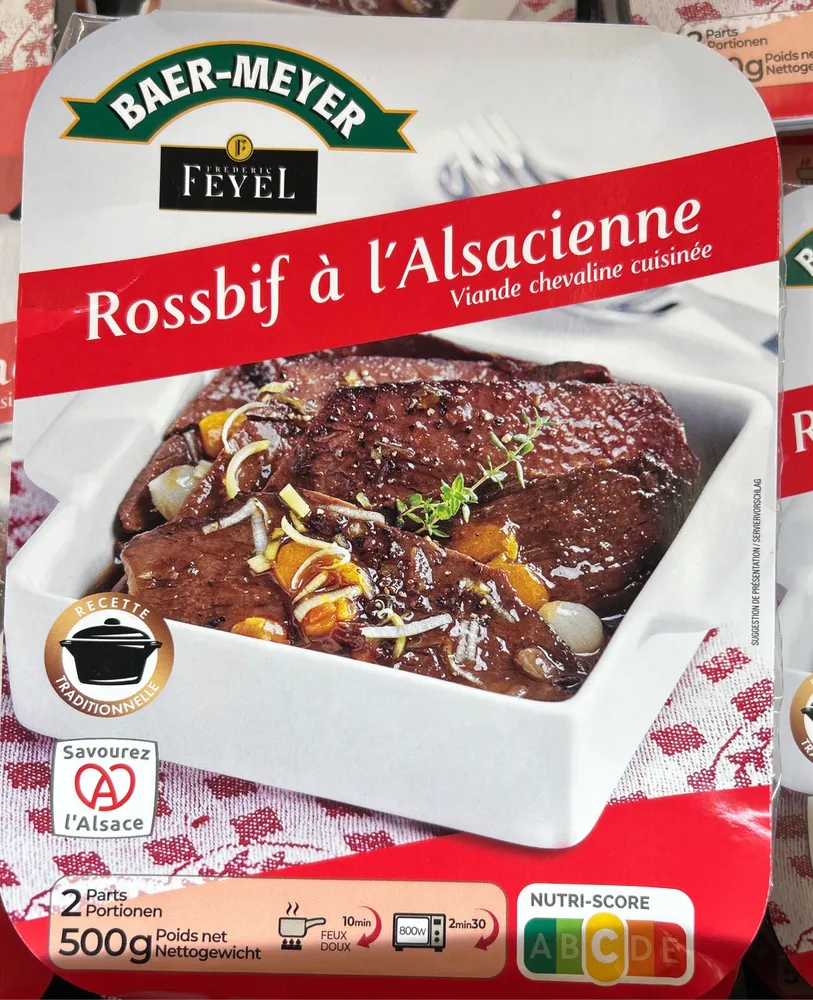 Rossbif à l'alsacienne
