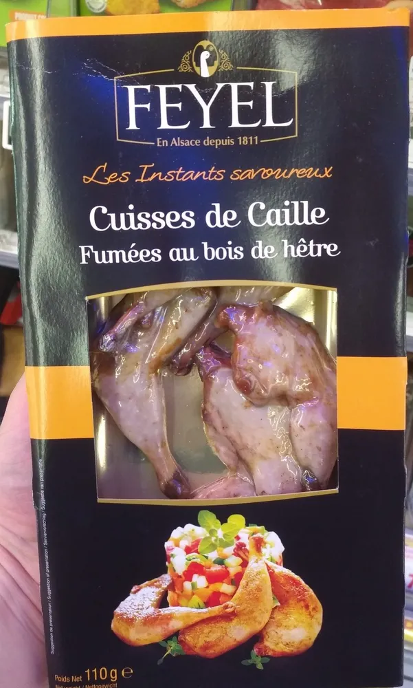 Cuisses de Caille Fumées au Bois de Hêtre