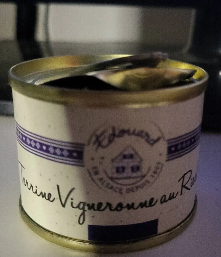 Terrine vigneronne au riesling