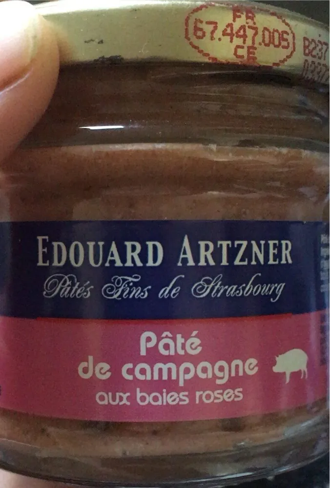 Pate de campagne aux baies roses