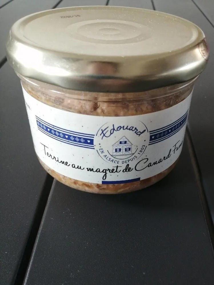 Terrine au magret de canard fumé