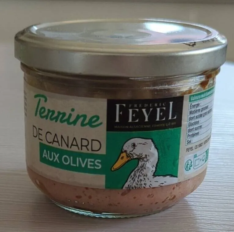 Terrine de canard aux olives