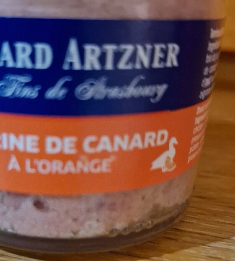 Terrine de canard à l'orange