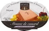 Mousse de canard au kirsch, la barquette de