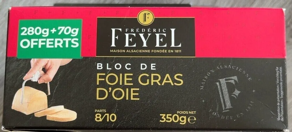 Bloc de foie gras d’oie