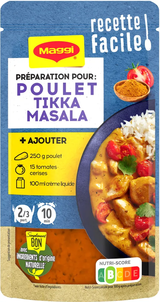 Preparation pour tikka massala