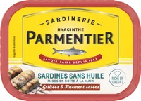 Sardines Sans Huile Grillées & Finement Salées