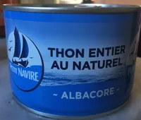 Thon entier au naturel albacore