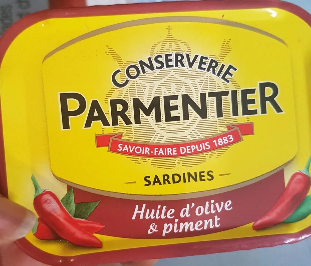 sardines huile et piment