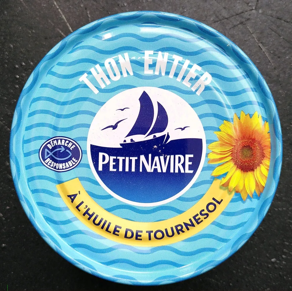Thon entier à l'huile de tournesol