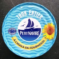Thon entier à l'huile de tournesol