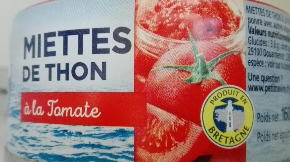 Miettes de thon à la tomate