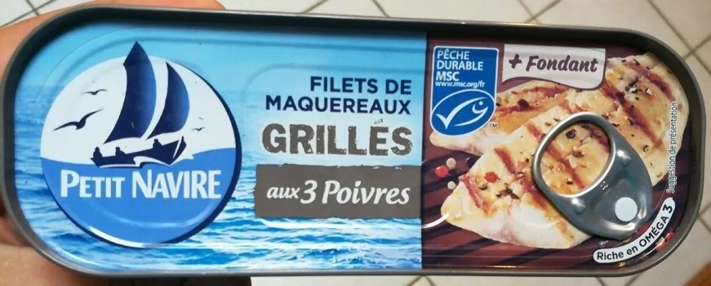 Filets de Maquereaux  Grillé aux 3 Poivres
