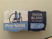 Le Thon blanc au naturel  Petit Navire