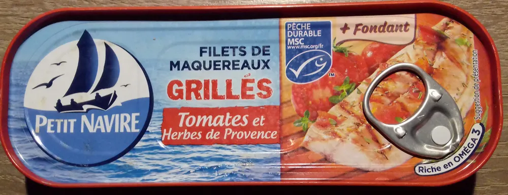 Filets de Maquereaux Grillés Tomates & Herbes de Provence