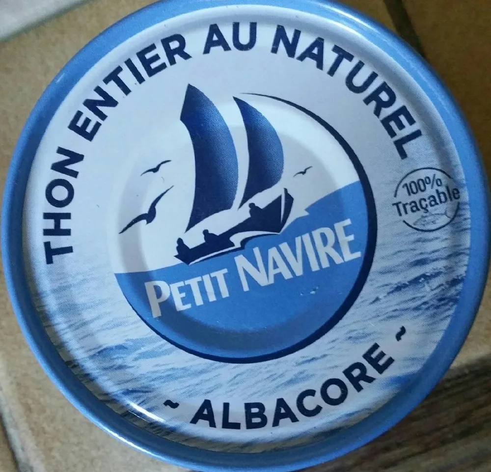 Thon entier au naturel